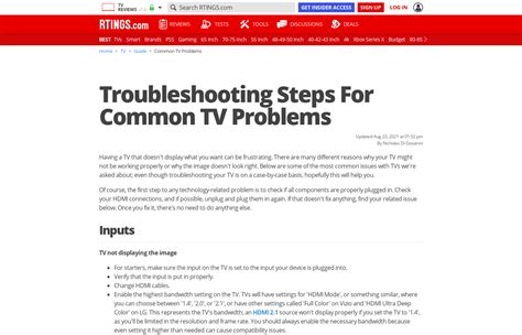 Satellite TV error codes and troubleshooting : Troubleshooting 